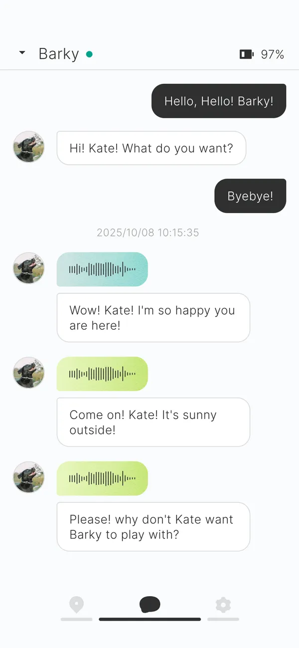 PettiChat app screenshot 2